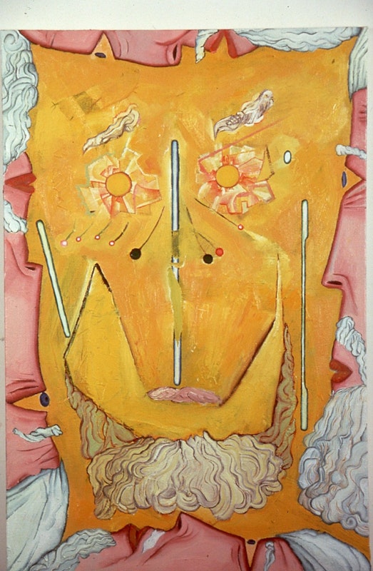 Gregory Pryor, Portrait of Ta Speespa, 1984, oil on canvas, 83.5x56cm. Image provided courtesy of Gertrude Archive.