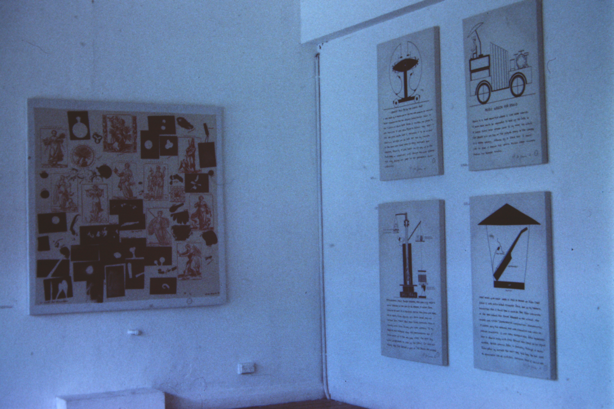 Installation View, Fluxus, 1991, 200 Gertrude Street, Fitzroy, Naarm Melbourne. Copyright and Courtesy the artist