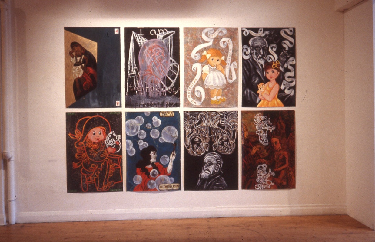 Shiralee, Reproductions: Echo Equivocates, 1988, series of work on paper, 77x120cm. Photo courtesy of Gertrude Archive.