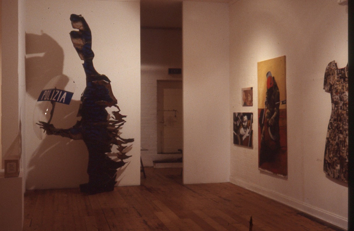 Installation view of Bone, curated by Susan Rankine, 1988. Photo Courtesy of Gertrude Archive.