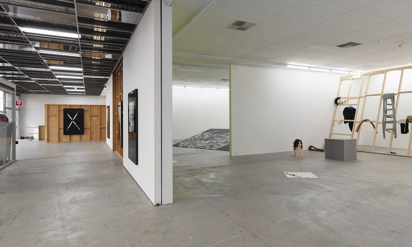 Of Stadiums and Construction Sites (Ne change rien pour que tout soit différent), installation view, Gertrude Contemporary, Naarm Melbourne, 2025, image courtesy and © the artists, photograph: Christian Capurro