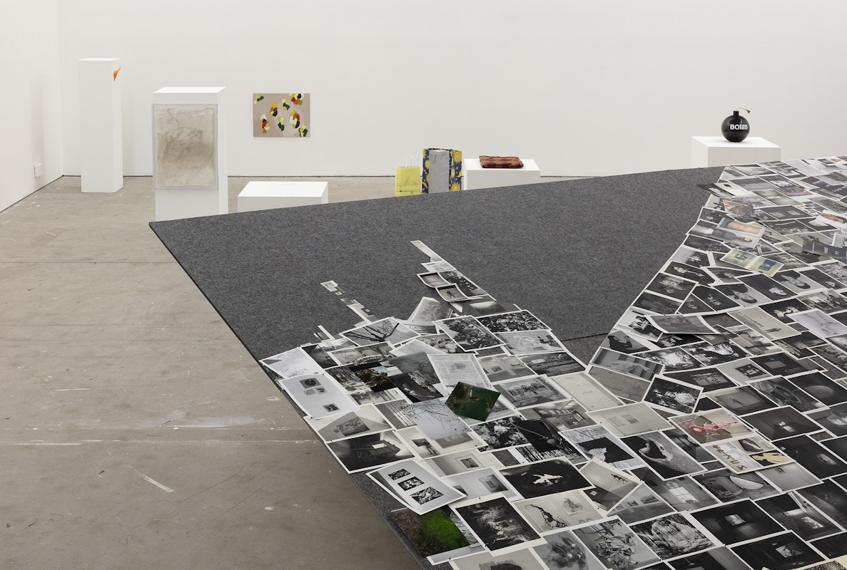 Of Stadiums and Construction Sites (Ne change rien pour que tout soit différent), installation view, Gertrude Contemporary, Naarm Melbourne, 2025, image courtesy and © the artists, photograph: Christian Capurro