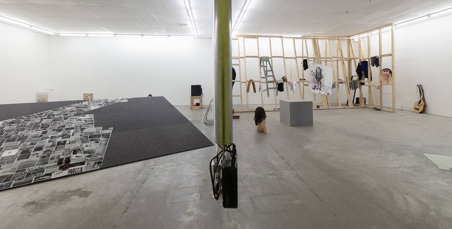 Of Stadiums and Construction Sites (Ne change rien pour que tout soit différent), installation view, Gertrude Contemporary, Naarm Melbourne, 2025, image courtesy and © the artists, photograph: Christian Capurro