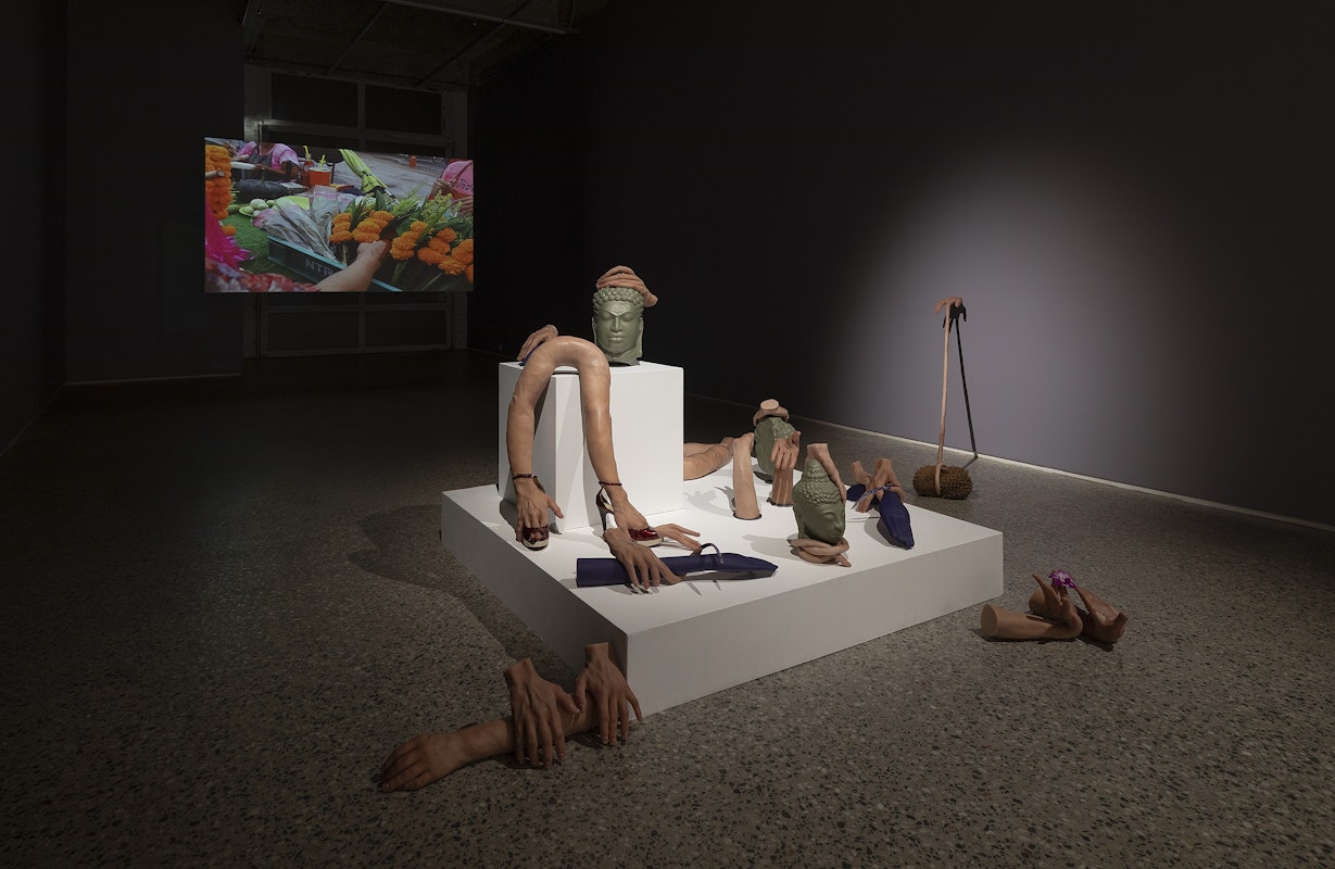 Cicerone, installation view, Gertrude Glasshouse, Naarm, Melbourne, 2025, image courtesy the artist and FUTURES, Naarm Melbourne © the artist, photograph: Christian Capurro