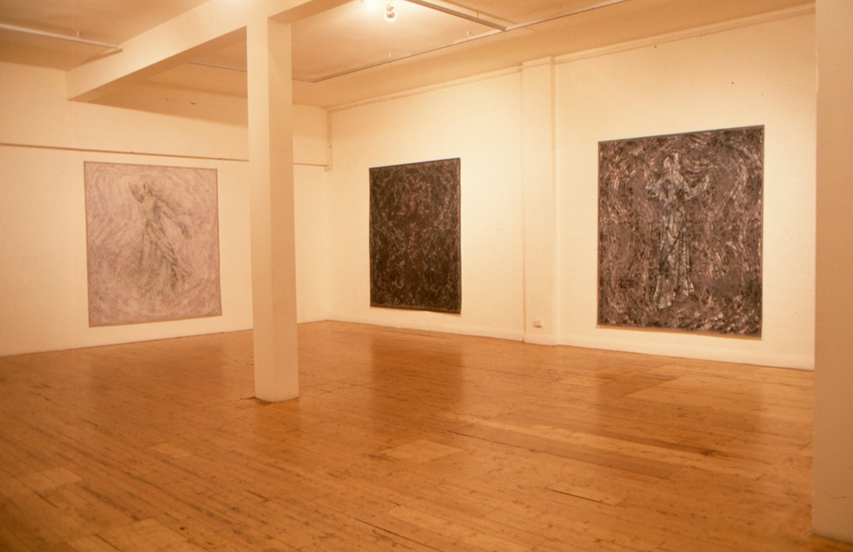 Installation view of Neil Emmerson's Recent Works, 1989. Images courtesy of Gertrude Archive.