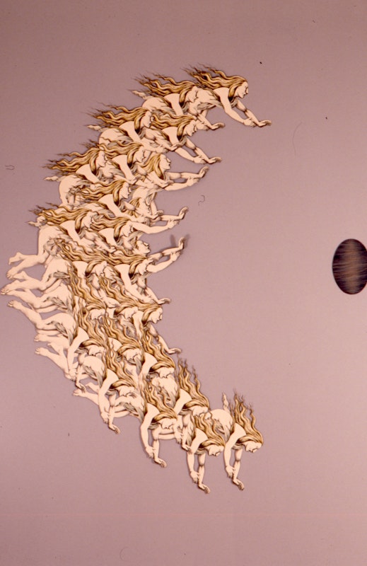 Installation view of Neil Emmerson's Recent Works, 1989. Images courtesy of Gertrude Archive.