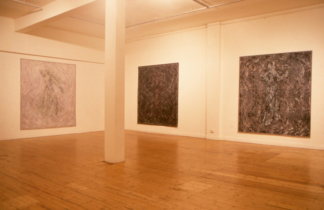 Installation view of Neil Emmerson's Recent Works, 1989. Images courtesy of Gertrude Archive.