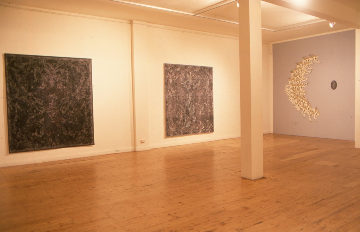 Installation view of Neil Emmerson's Recent Works, 1989. Images courtesy of Gertrude Archive.