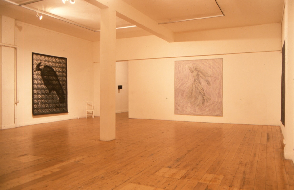Installation view of Neil Emmerson's Recent Works, 1989. Images courtesy of Gertrude Archive.
