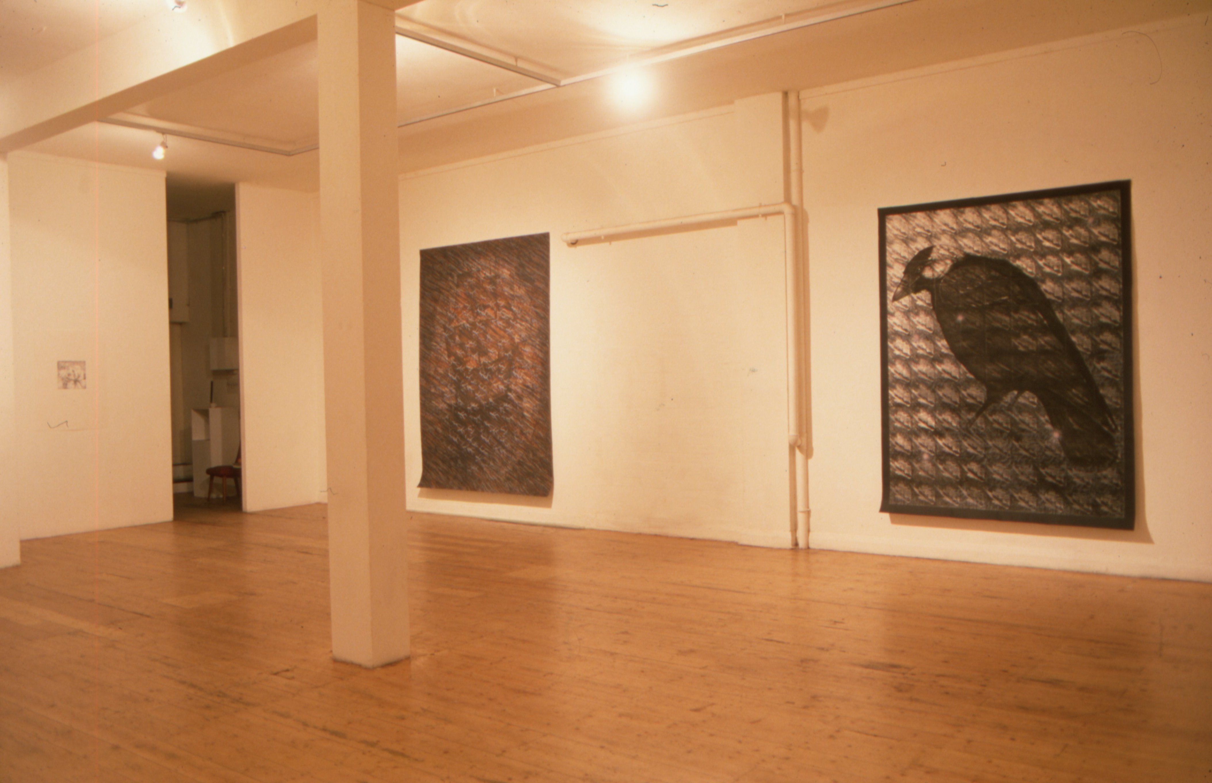 Installation view of Neil Emmerson's Recent Works, 1989. Images courtesy of Gertrude Archive.