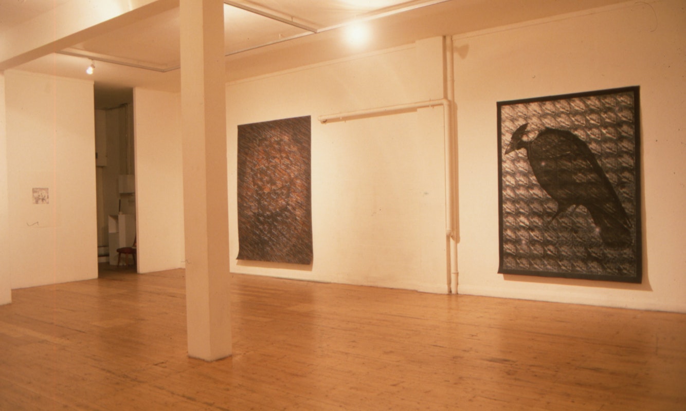Installation view of Neil Emmerson's Recent Works, 1989. Images courtesy of Gertrude Archive.
