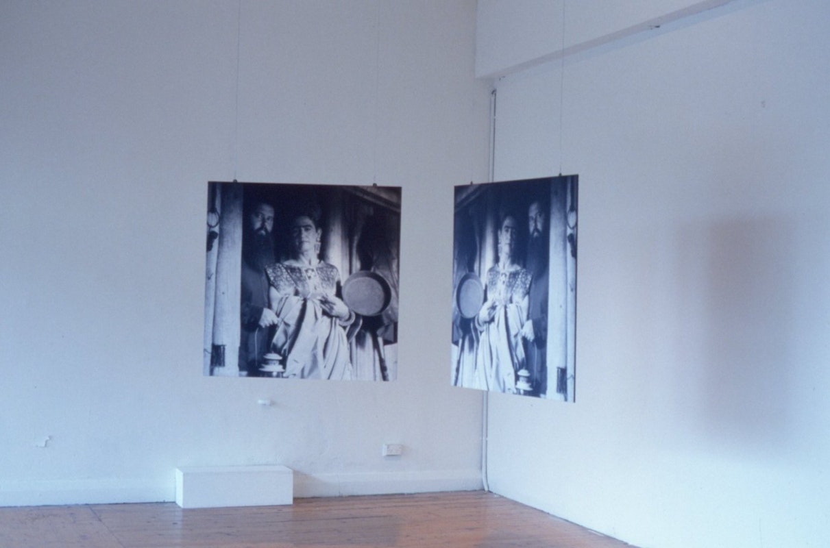 Luke Roberts, Frida and Ned, 1988, Black and White Prints, 100x100cm each. Image courtesy of Gertrude Archive.