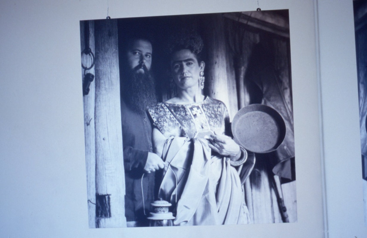 Luke Roberts, Frida and Ned (detail), 1988, Black and White Prints, 100x100cm each. Image courtesy of Gertrude Archive.