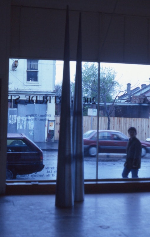 Luke Roberts, Galvanised Iron Constructions, 1989. Image courtesy of Gertrude Archive.