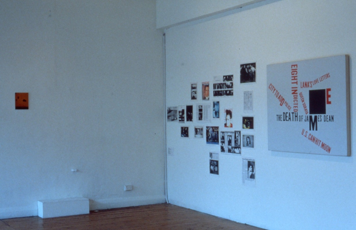 Installation view, Annotations, curated by Rose Lang and Virginia Trioli, 1989. Image courtesy of Gertrude Archive.