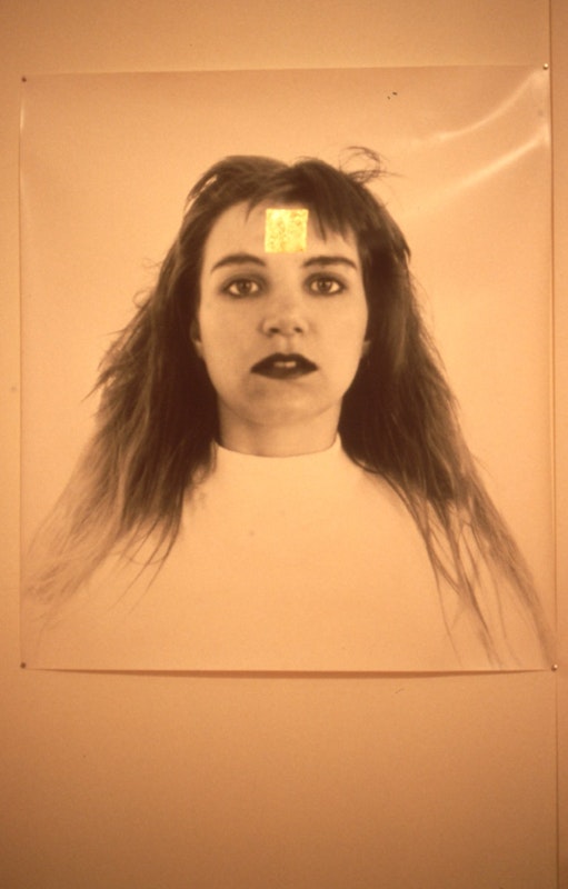 Rose Lang and Steig Persson, Untitled Tritych (detail), 1989, words on paper, paper unspecified. Image courtesy of Gertrude Archive.