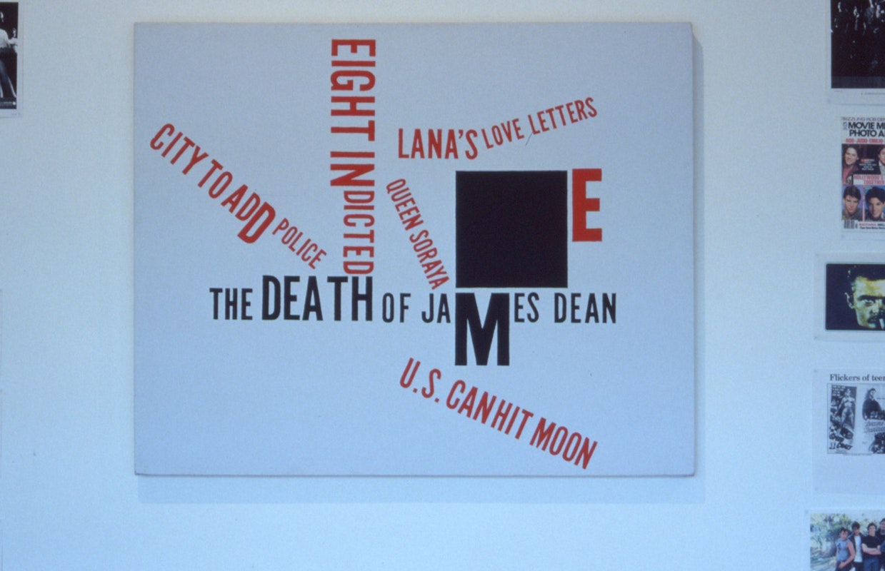 Robert Rooney, Teen Scenes and Teen Dreams (detail, The Death of James Deen I, 1983), 1989, Mixed Media, measurements variable. Image courtesy of Gertrude Archive.