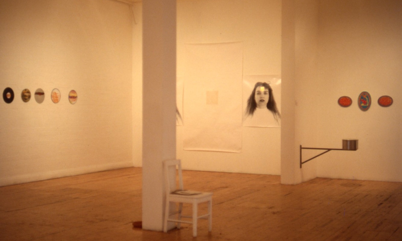 Installation view, Annotations, curated by Rose Lang and Virginia Trioli, 1989. Image courtesy of Gertrude Archive.