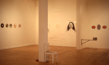 Installation view, Annotations, curated by Rose Lang and Virginia Trioli, 1989. Image courtesy of Gertrude Archive.