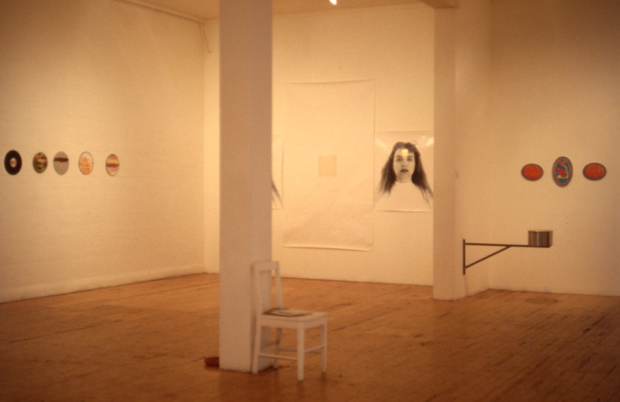 Installation view, Annotations, curated by Rose Lang and Virginia Trioli, 1989. Image courtesy of Gertrude Archive.