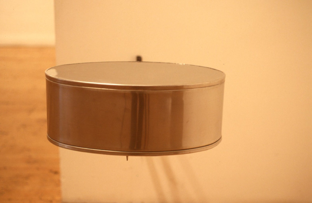 Brenda Ludeman and Kathy Temin, Gloriette (Detail), 1989, stainless steel and angle iron, 18x28x42cm. Image courtesy of Gertrude Archive.