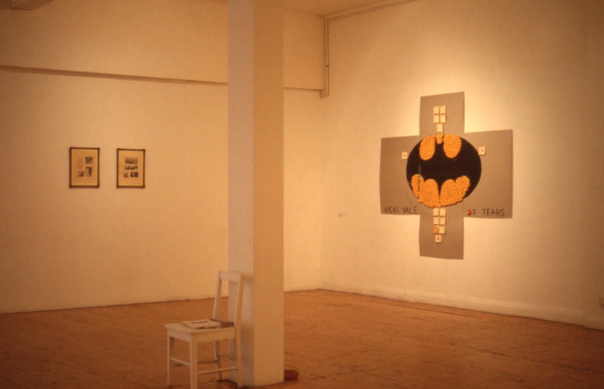 Installation view, Annotations, curated by Rose Lang and Virginia Trioli, 1989. Image courtesy of Gertrude Archive.