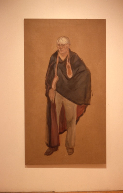 Lisa Lewis, Chastity, 1989, oil on linen, 197x111.5cm. Image courtesy of Gertrude Archives.