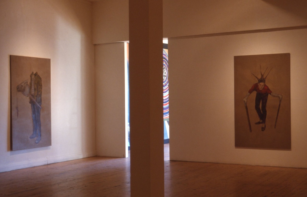 Installation view, The Virtues, Lisa Lewis, 1989. Image courtesy of Gertrude Archives.