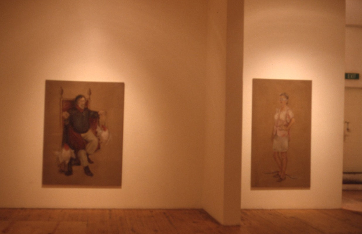Installation view, The Virtues, Lisa Lewis, 1989. Image courtesy of Gertrude Archives.