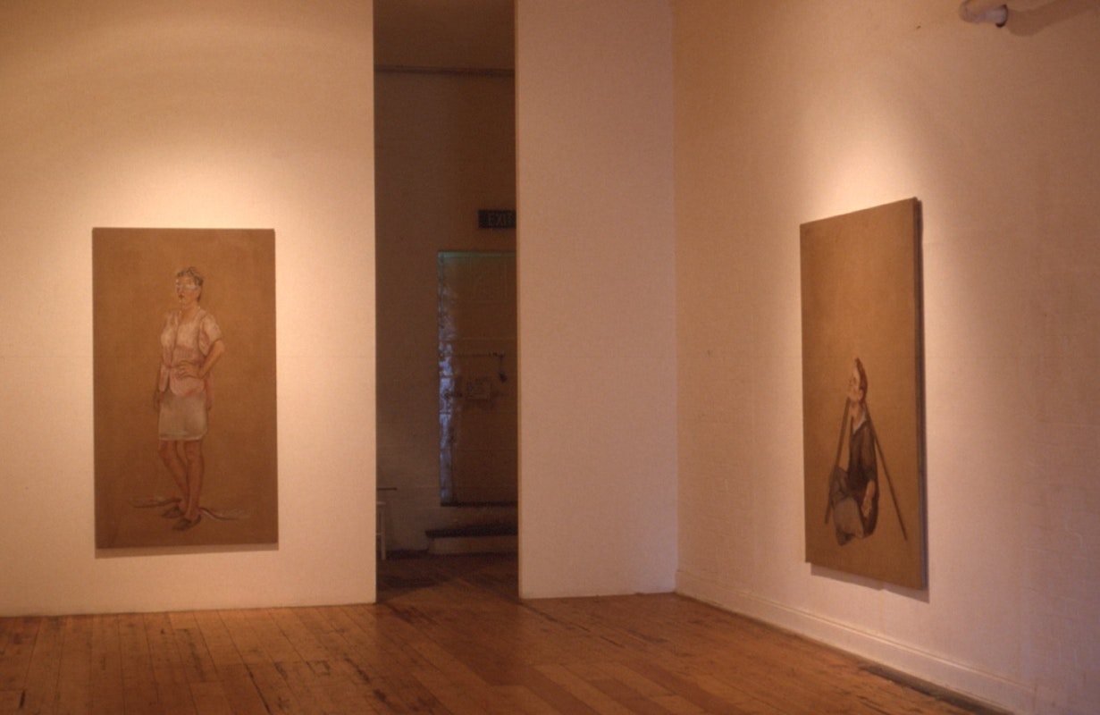 Installation view, The Virtues, Lisa Lewis, 1989. Image courtesy of Gertrude Archives.
