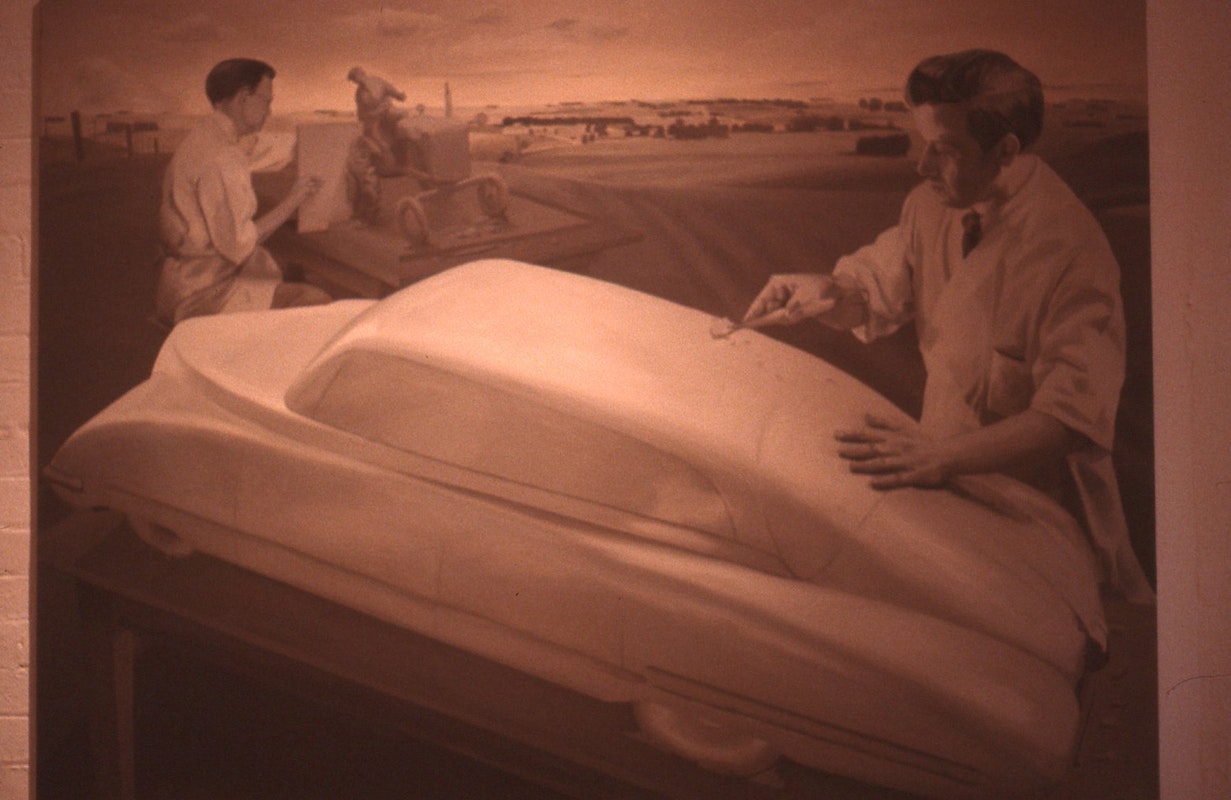 Stephen Bush, Everything It Takes To Make You Happy, 1987, oil on linen, 144x198cm. Image courtesy of Gertrude Archive.