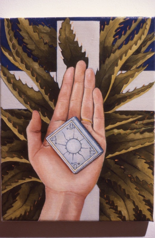 Louise Murray, Untitled, 1987, oil on canvas, 30x23cm. Image courtesy of Gertrude Archive.
