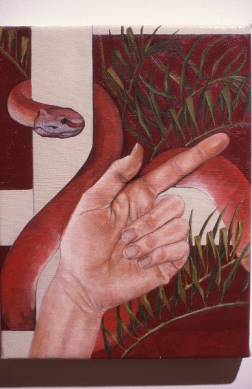 Louise Murray, Untitled, 1987, oil on canvas, 30x23cm. Image courtesy of Gertrude Archive.