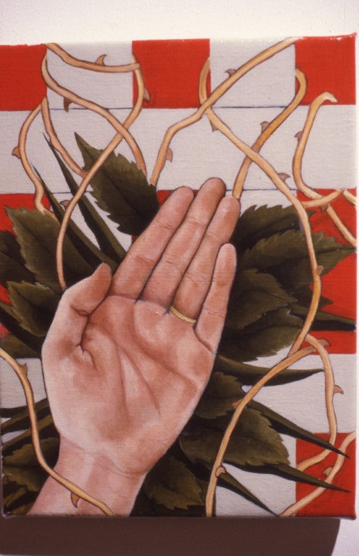 Louise Murray, Untitled, 1987, oil on canvas, 30x23cm. Image courtesy of Gertrude Archive.