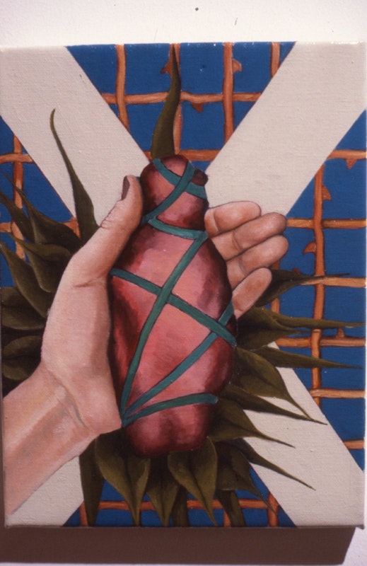 Louise Murray, Untitled, 1987, oil on canvas, 30x23cm. Image courtesy of Gertrude Archive.