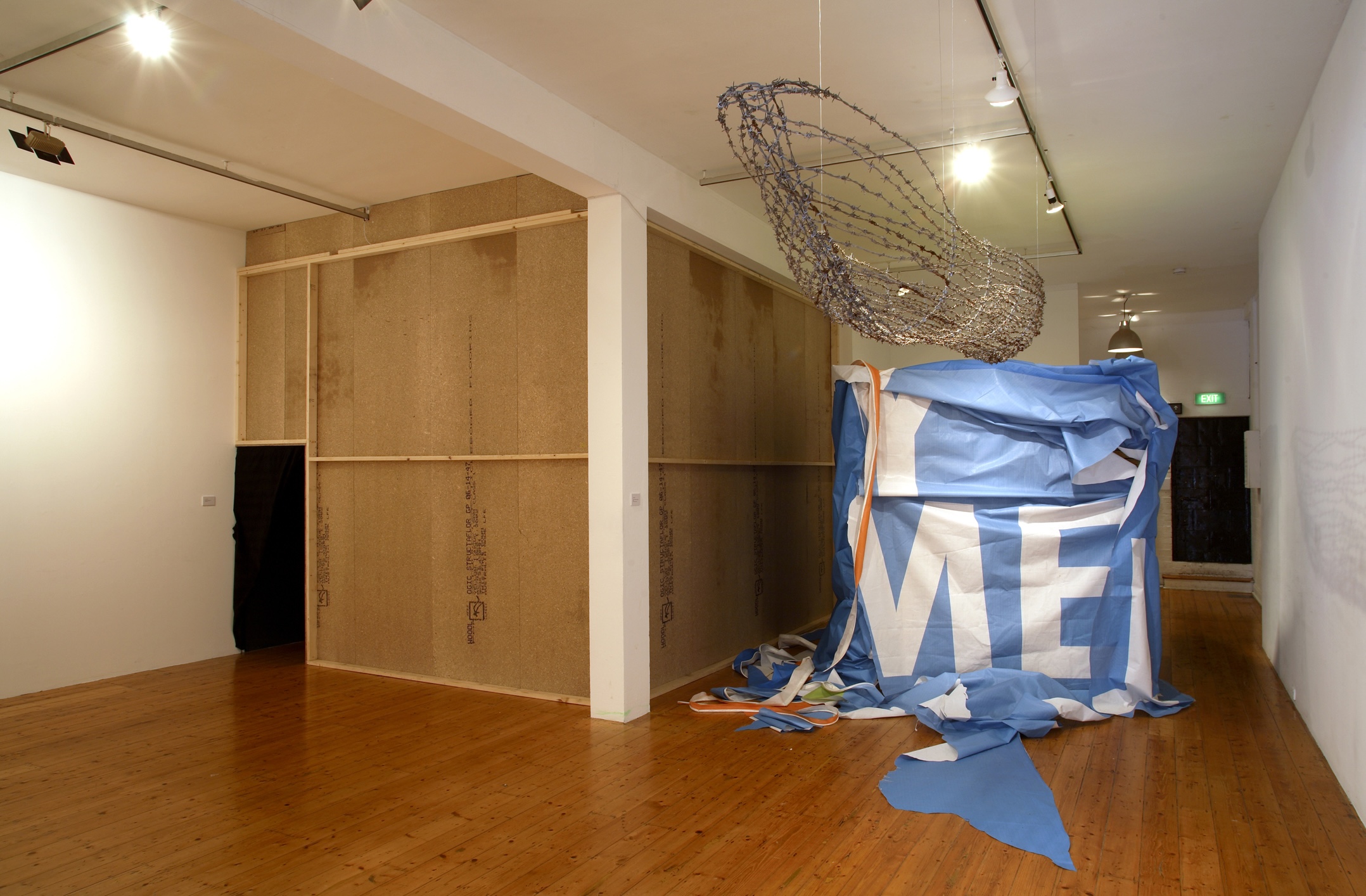 "Installation view, Octopus 6: We know who we are, Gertrude Contemporary, 2006. Photograph: Andrew Curtis"