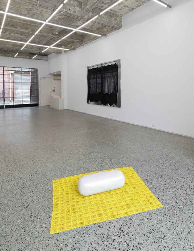 Like a Stone Sinking in a Lake or a Bullet in My Heart, installation view, Gertrude Glasshouse, Naarm, Melbourne, 2025, image courtesy the artist and Animal House, Naarm Melbourne © the artist, photograph: Christian Capurro