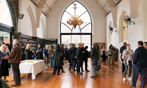 With Friends Benefit, St Saviour’s Church of Exiles, Naarm Melbourne, October 2025. Photography: Machiko Abe