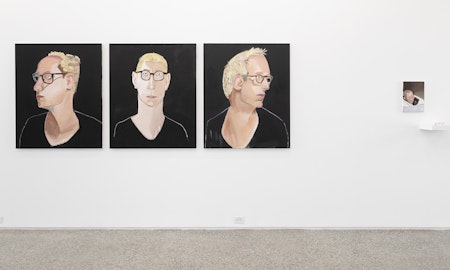 Jordan Dymke, Who Am I, installation view, Gertrude Glasshouse, Naarm, Melbourne, 2026, image courtesy the artist and Arts Project Australia, Naarm Melbourne © the artist, photograph: Christian Capurro