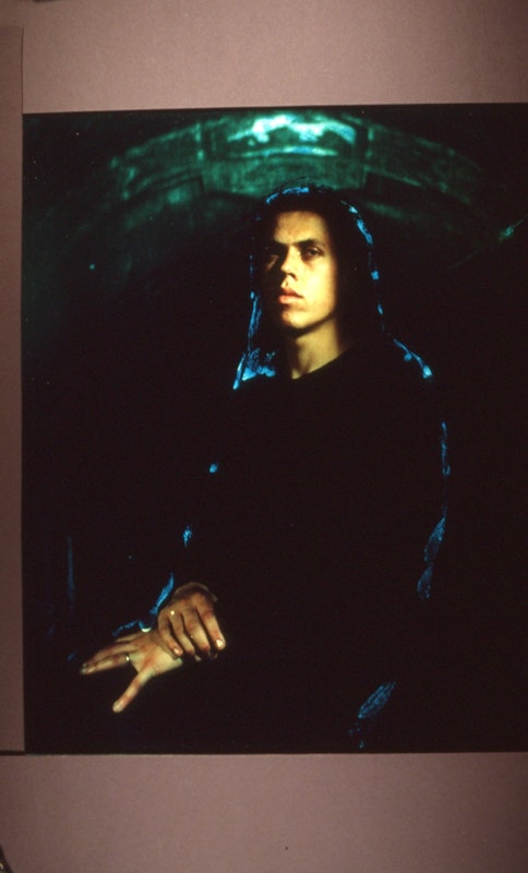 Fiona MacDonald, Portrait of a Man (detail), 1988, photograph, 50x60cm. Image courtesy of Gertrude Archives.