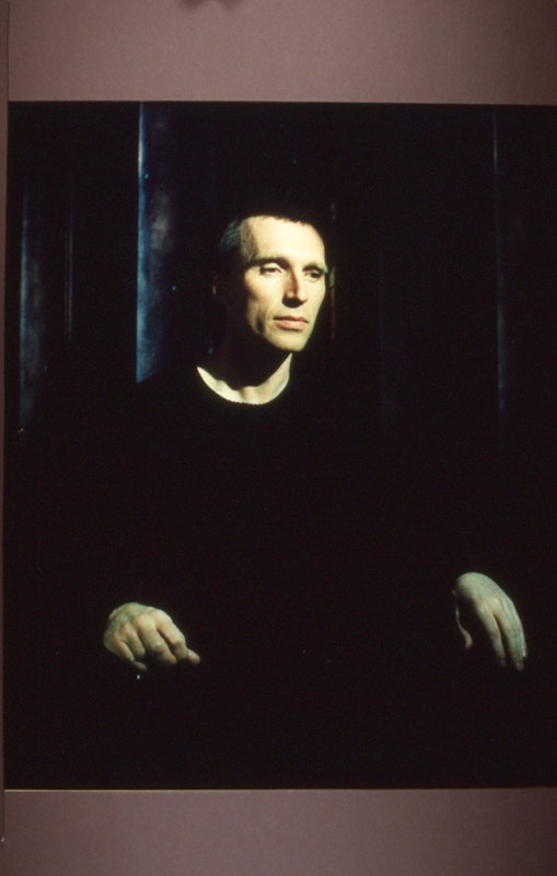 Fiona MacDonald, Portrait of a Man (detail), 1988, photograph, 50x60cm. Image courtesy of Gertrude Archives.
