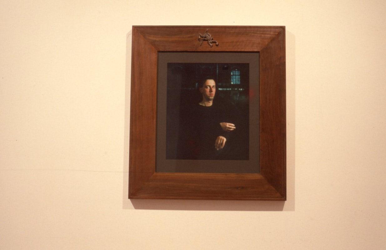 Fiona MacDonald, Portrait of a Man, 1988, photograph, 50x60cm. Image courtesy of Gertrude Archives.