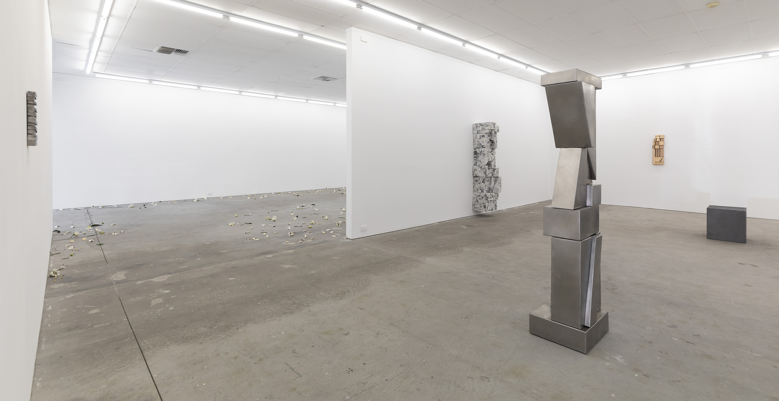 Cindy Huang 黄馨贤 Landings, and Augusta Vinall Richardson, Temporary Configurations, installation view, 2026, Gertrude Contemporary, Naarm Melbourne, courtesy and © the artists, photograph: Christian Capurro