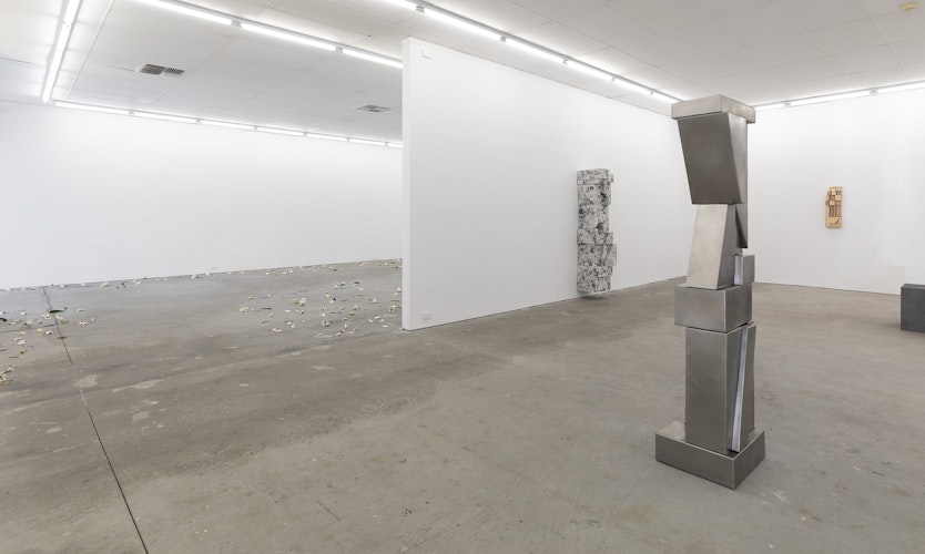 Cindy Huang 黄馨贤 Landings, and Augusta Vinall Richardson, Temporary Configurations, installation view, 2026, Gertrude Contemporary, Naarm Melbourne, courtesy and © the artists, photograph: Christian Capurro