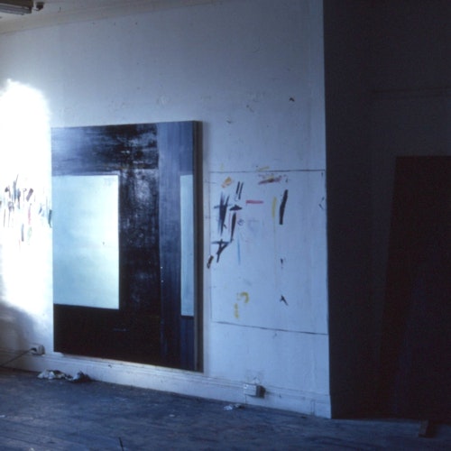 Dru Parrish studio documentation (Studio 14), 200 Gertrude Street, Naarm Melbourne, 1988, courtesy the artist and the Gertrude Archive.