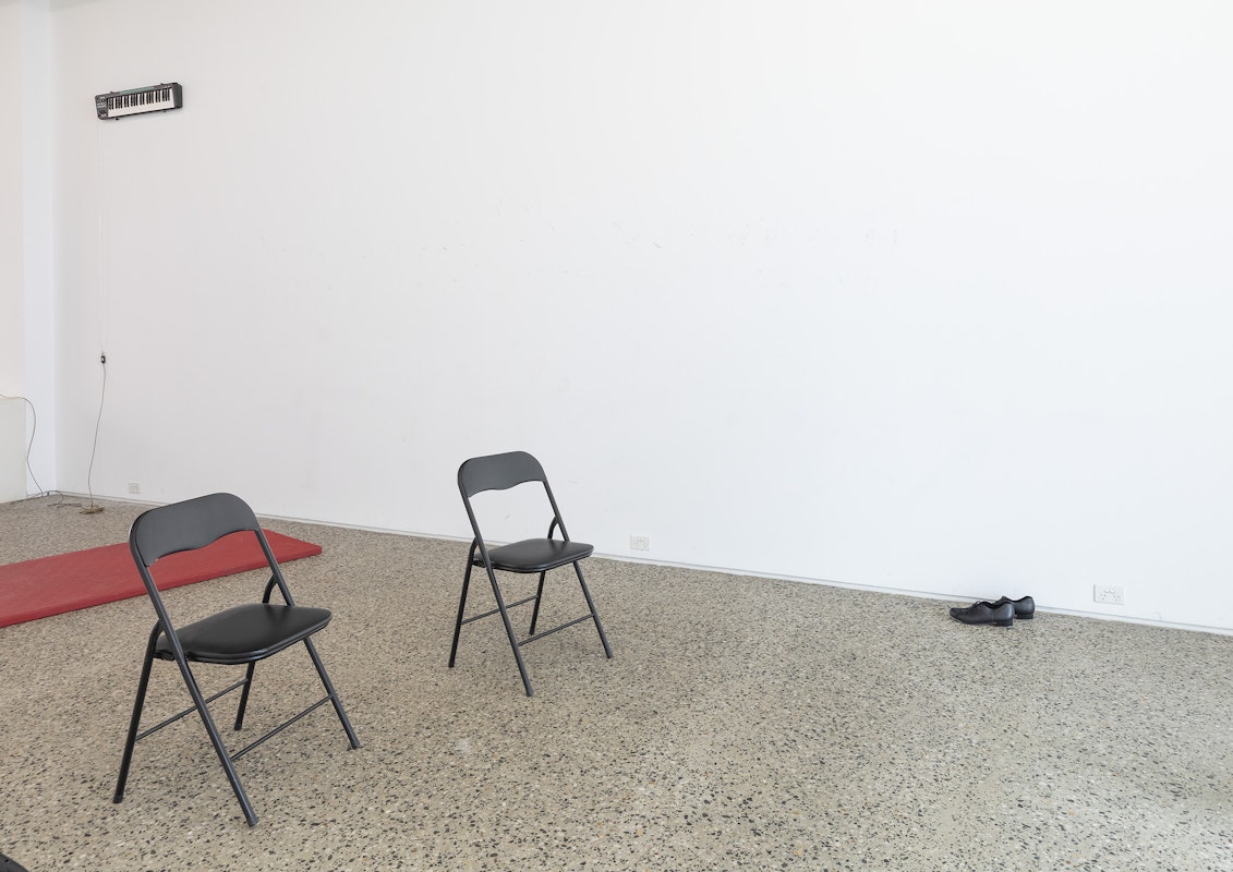 Rebecca Jensen, Marking Out, installation view, Gertrude Glasshouse, Naarm, Melbourne, 2026, image courtesy and © the artist, photograph: Christian Capurro