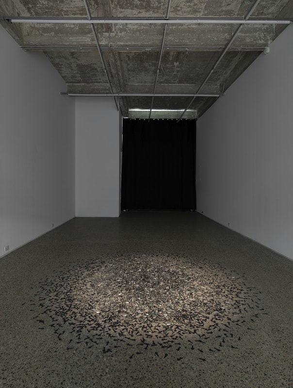 Moorina Bonini, We Were Never Meant to be Contained, hand engraved keys, sound 5:36 mins, installation view, We Were Never Meant to be Contained, Gertrude Glasshouse, Naarm Melbourne, 2026, image courtesy and © the artist, photograph: Christian Capurro