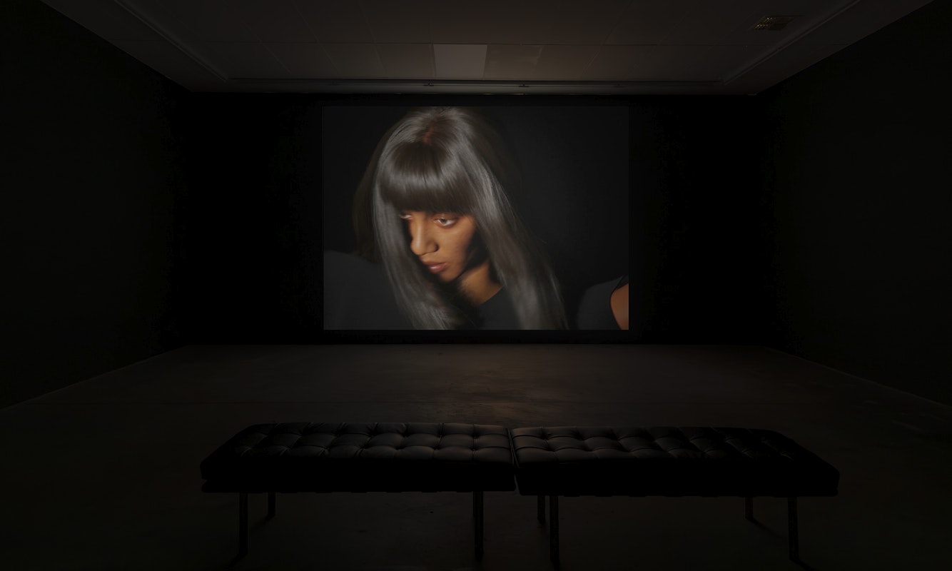 Priyageetha Dia, Night Shift, 2025, installation view, salt, Gertrude Contemporary, Naarm Melbourne, 2026, single-channel digital video, colour, sound, image courtesy of the artist and The Ryder Projects, Madrid © the artist, photograph: Christian Capurro