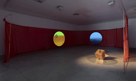 Shireen Taweel, pacing seven circles, 2026, installation view, Gertrude Contemporary, Naarm Melbourne, image courtesy of the artist and STATION, Naarm Melbourne and Sydney © the artist, photograph: Christian Capurro