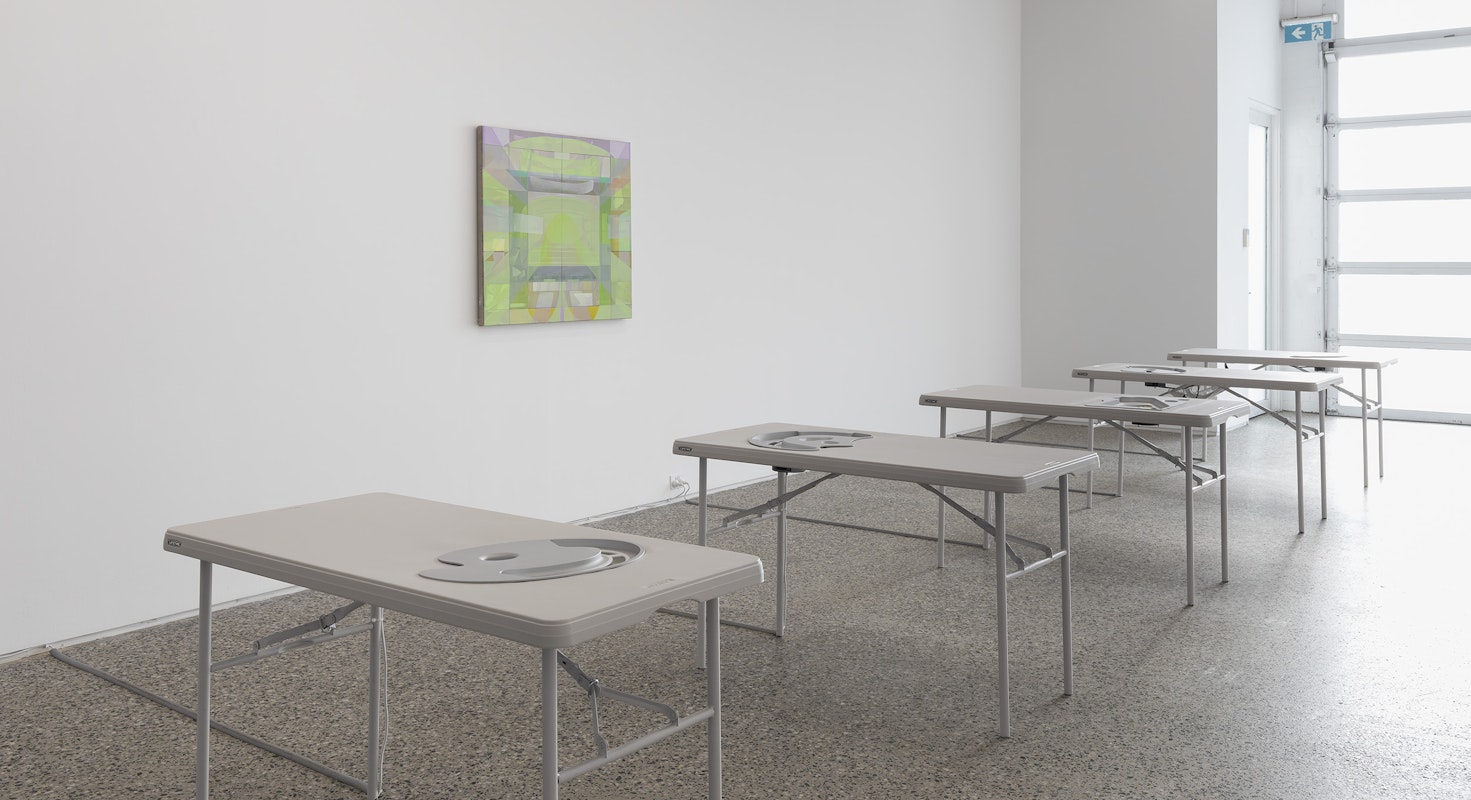 Jordan Halsall, installation view, Force Feeder, Gertrude Glasshouse, Naarm Melbourne, 2026, image courtesy and © the artist, photograph: Christian Capurro